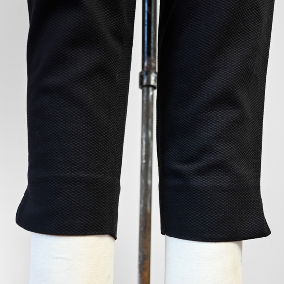 100% Cotton retro cigarette pants - high waist black 50s style capris - Picture 5 of 16